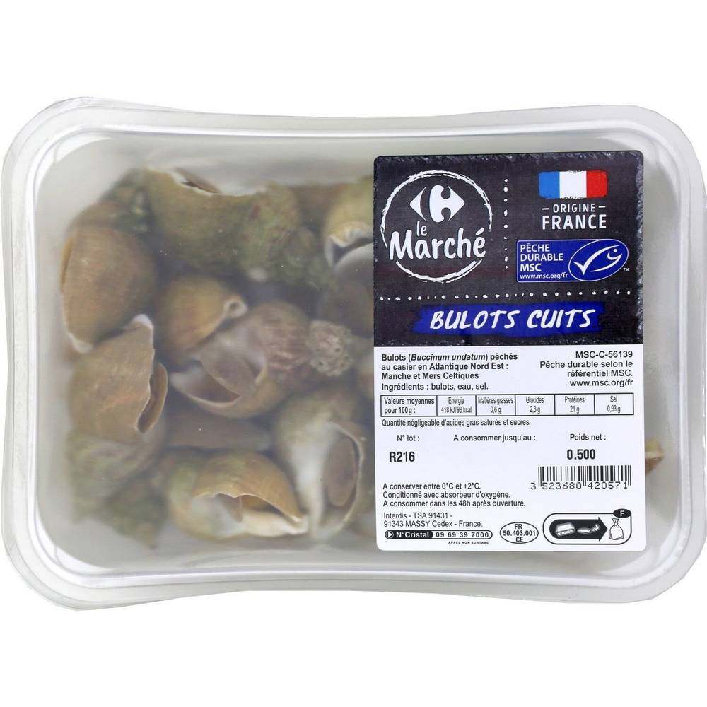 Carrefour Le Marché - Bulots cuits msc