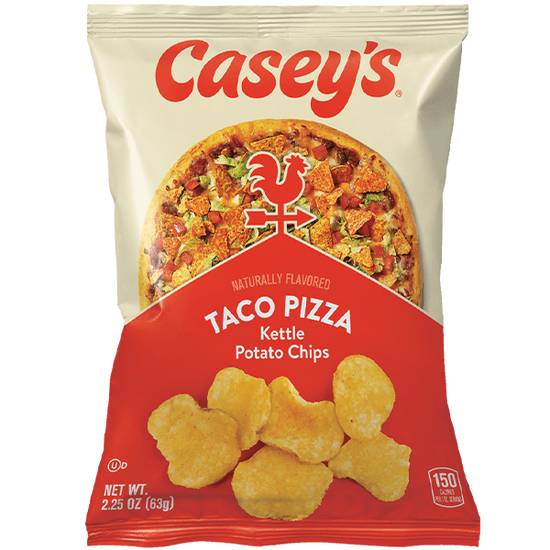 Casey's Taco Pizza Kettle Chips 2.25oz