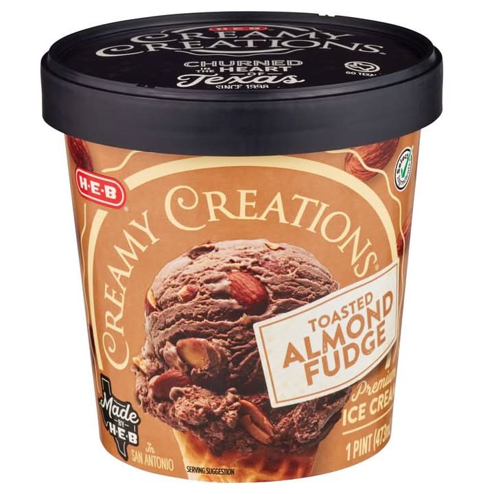 Creamy Creations · Helado sabor almendra tostada (473 ml)