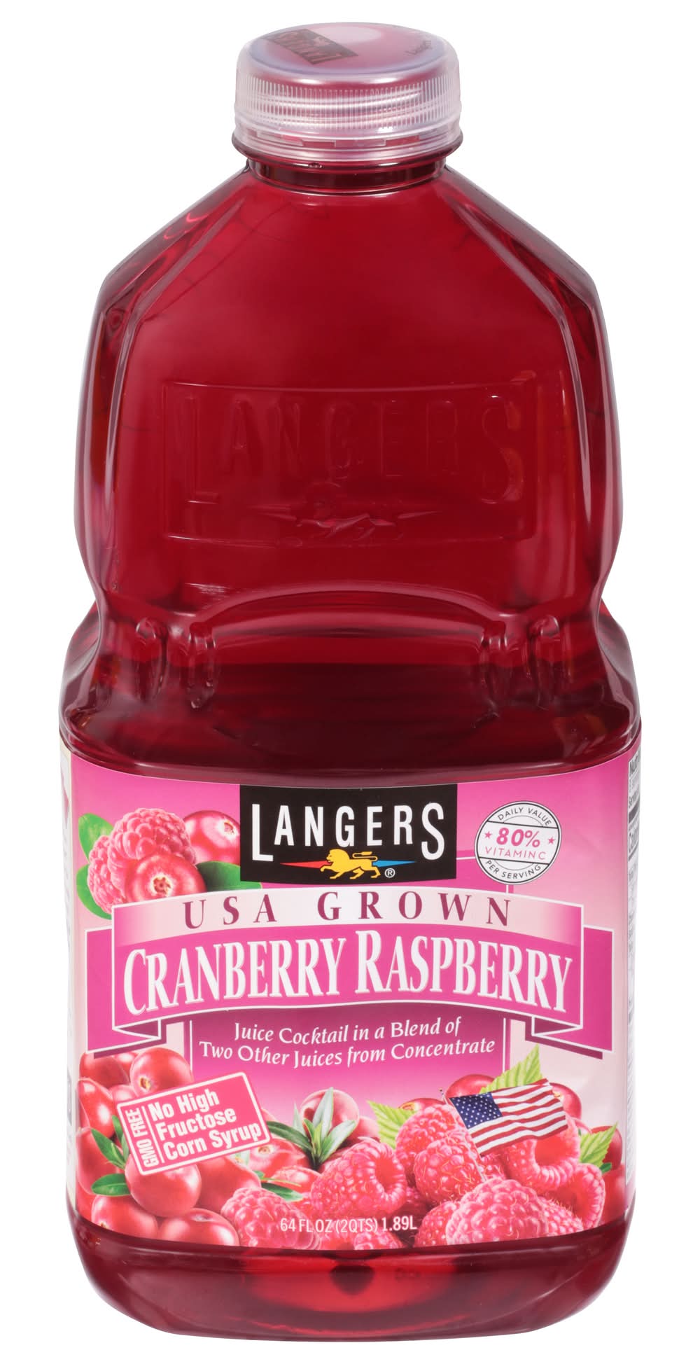 Langers Juice Cocktail, Cranberry-Raspberry (1.89 L)