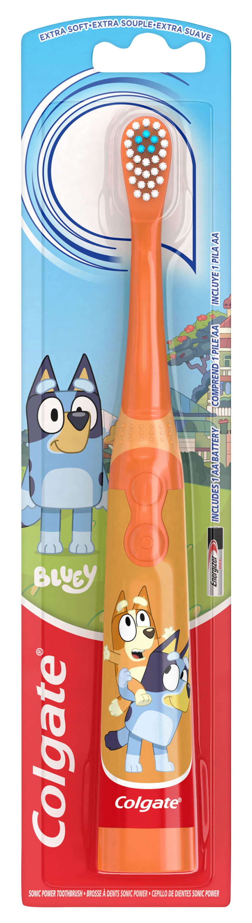 Colgate Bluey Kid's Extra Soft Battery Toothbrush