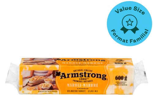Armstrong Natural Marble Cheddar Cheese (600 g)