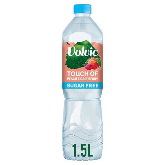 Volvic Touch of Fruit Sugar Free Peach & Raspberry Natural Flavoured Water 1.5l