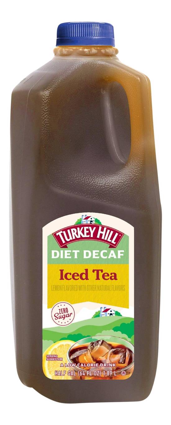 Turkey Hill Diet Decaf Iced Tea Lemon Flavored (64 fl oz)