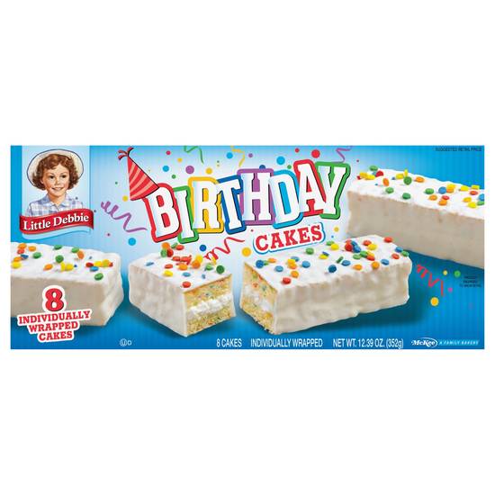 Little Debbie Family pack Birthday Cakes (8 ct)