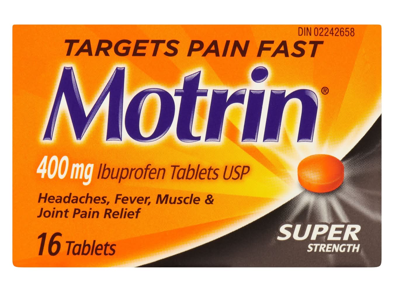 Motrin Ibuprofen Tablets 400 mg (60 g)