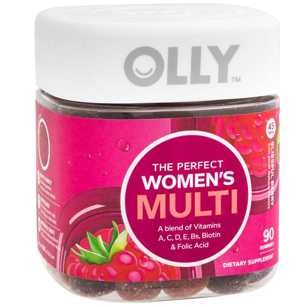 Olly The Perfect Women's Multi Vitamin Supplement, Blissful Berry (90 ct)