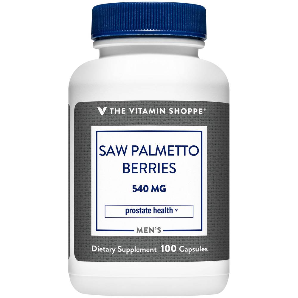 Saw Palmetto Berries For Prostate Health - 540 Mg (100 Capsules)