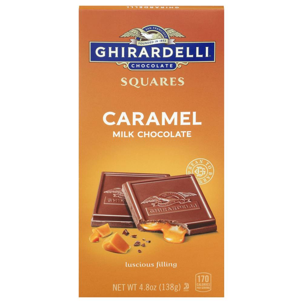 Ghirardelli Squares Caramel Milk Chocolate (4.8 oz)