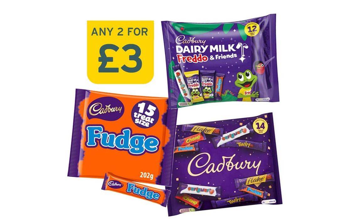 2 for £3: Cadbury Treatsize