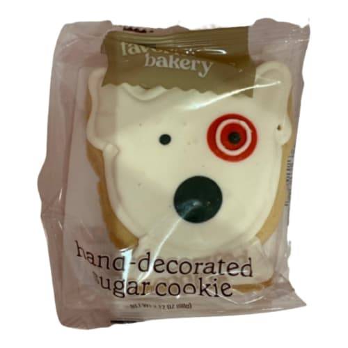 Bullseye Dog Sugar Cookie - 1ct - Favorite Day™