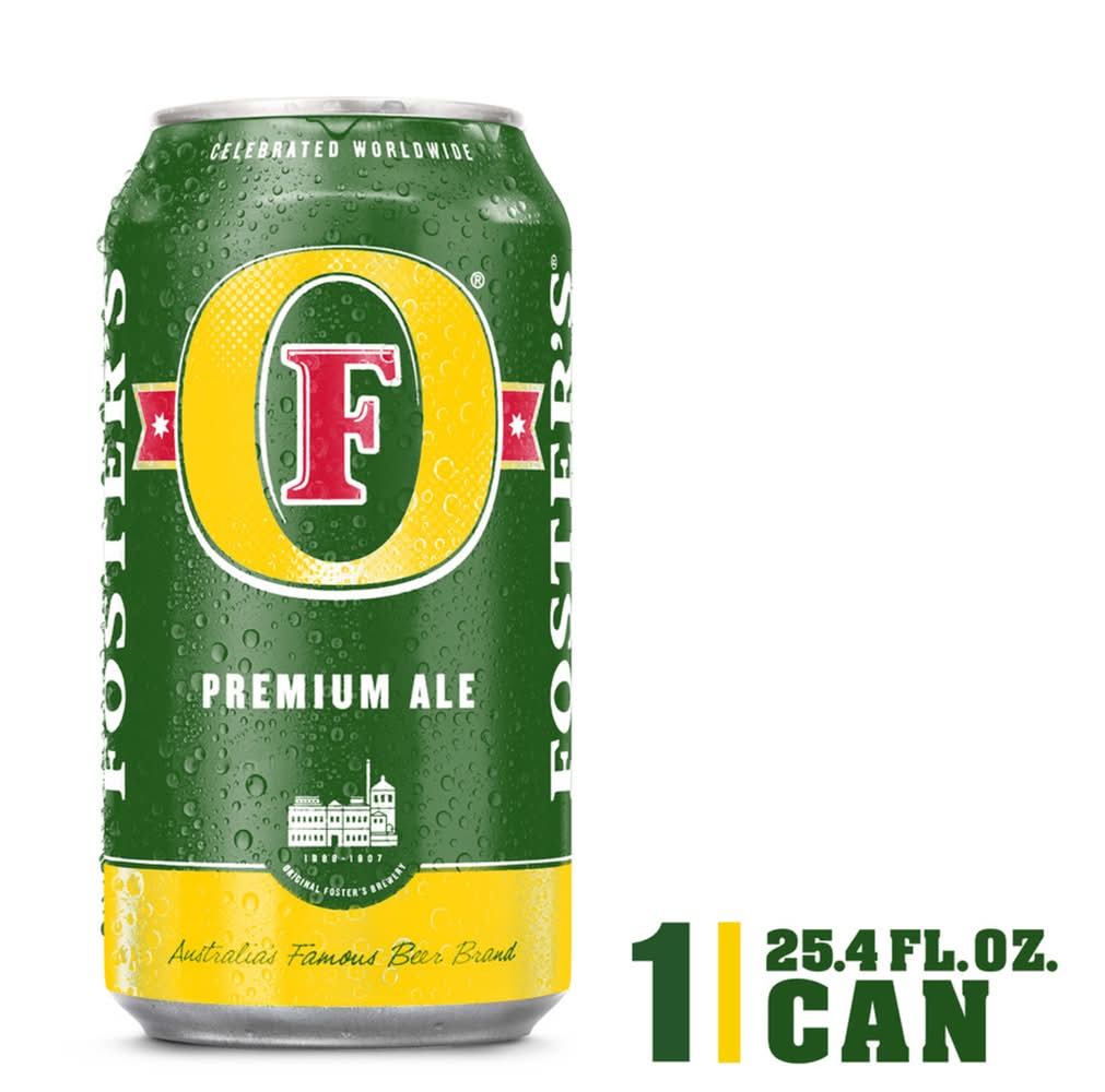 Fosters Premium Ale Lager Beer (25.4 fl oz)