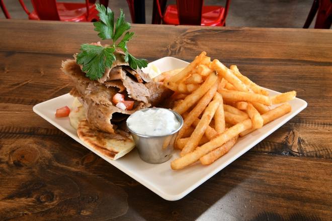 Order Kids Gyro Plate food online from The Great Greek store, Palm Beach Gardens on bringmethat.com