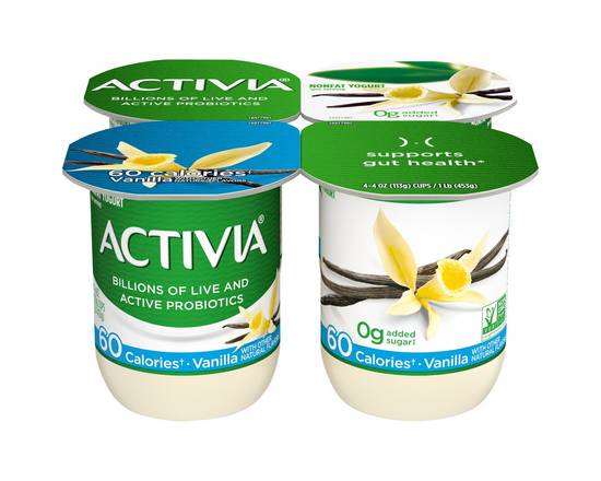 Activia · Light Probiotic Vanilla Yogurt (4 x 4 oz)