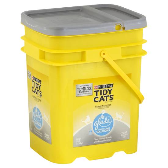 Tidy Cats Clumping Cat Litter With Glade Clear Springs Scent