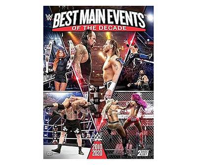 Wwe Best Main Events Of the Decade 2010-2020 Dvd (2 ct)