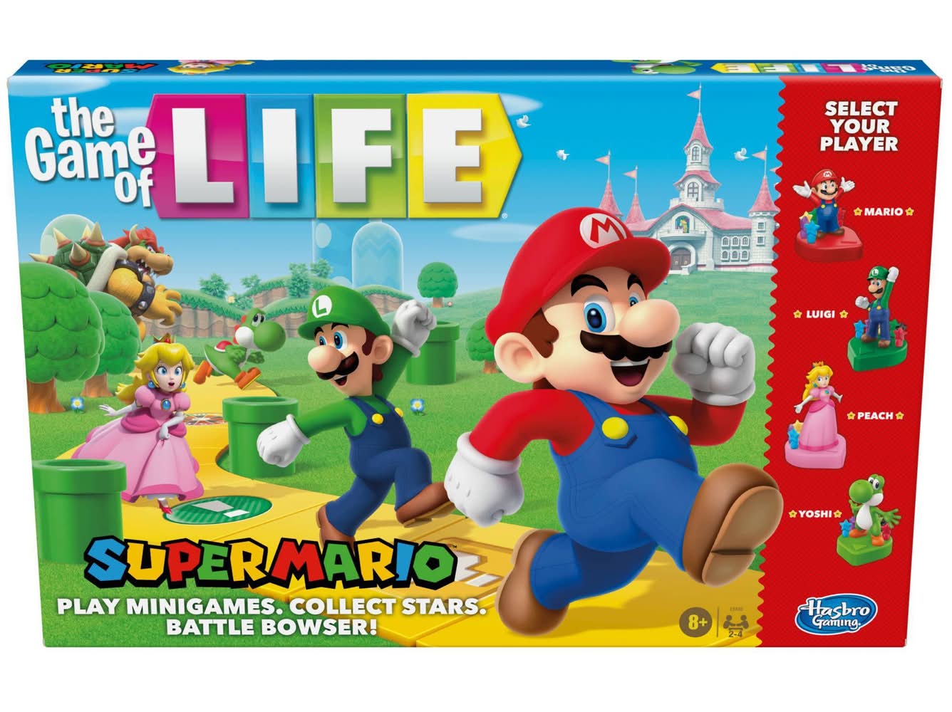 Hasbro Gaming The Game Of Life Super Mario Edition Board Game Age 8y+