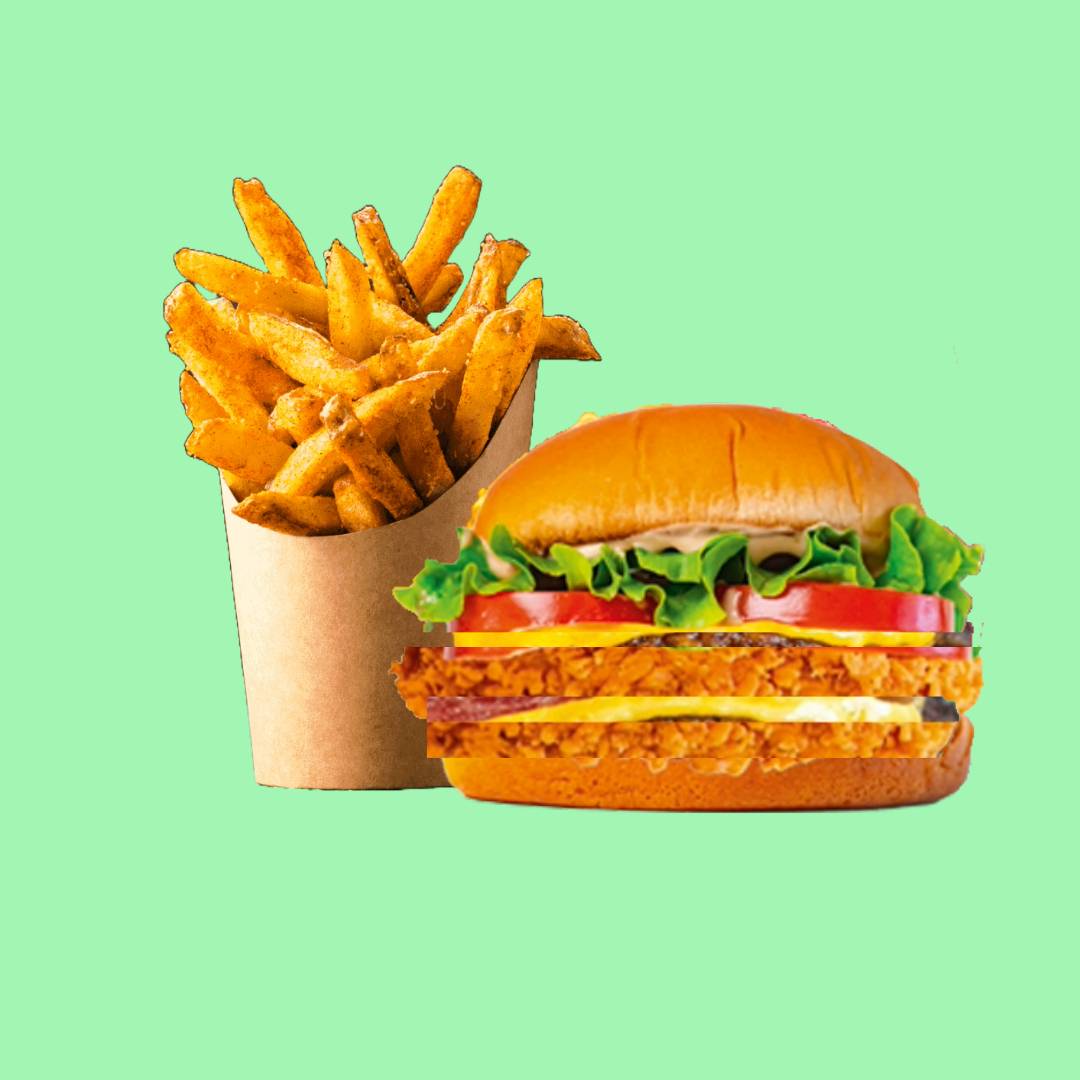 Double Chicken Shake 🍗🍟