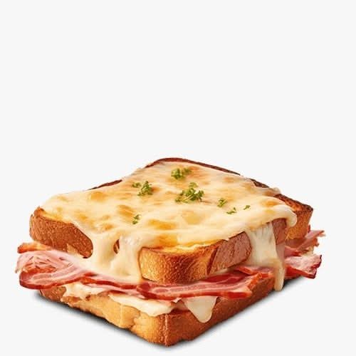 Croque Cheddar Bacon