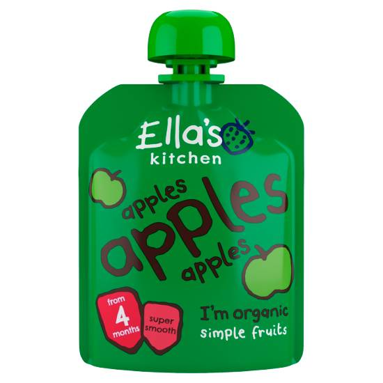Ella's Kitchen Organic Apples First Tastes Baby Pouch 4+ Months