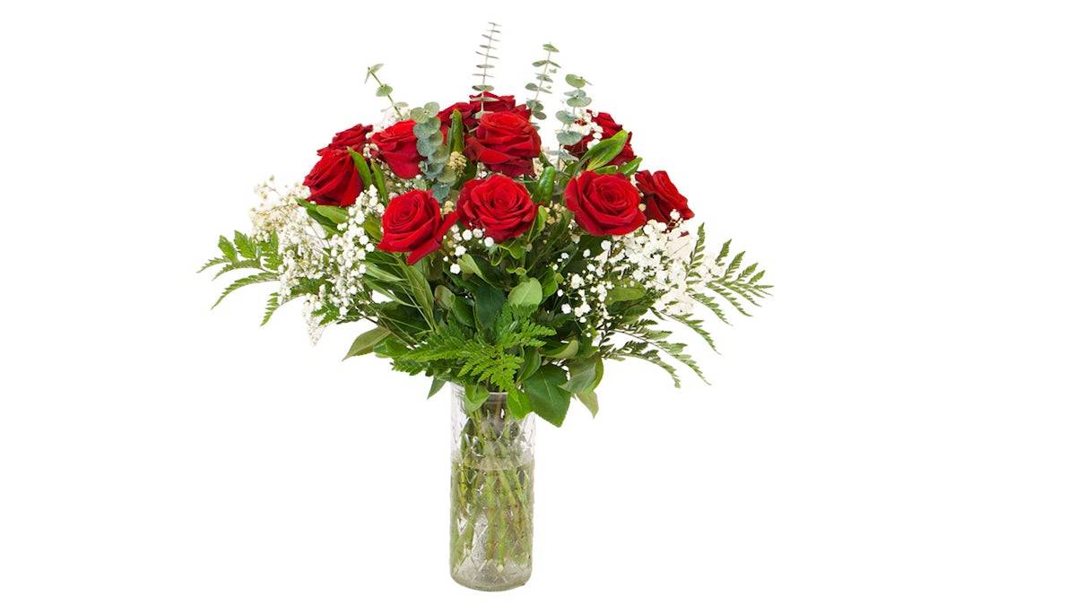 Dozen Red Rose Arrangement