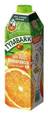 Tymbark Sok 100% Pomarańcza (1000 ml)