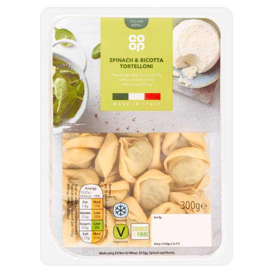 Co-Op Spinach & Ricotta Tortelloni (300g)