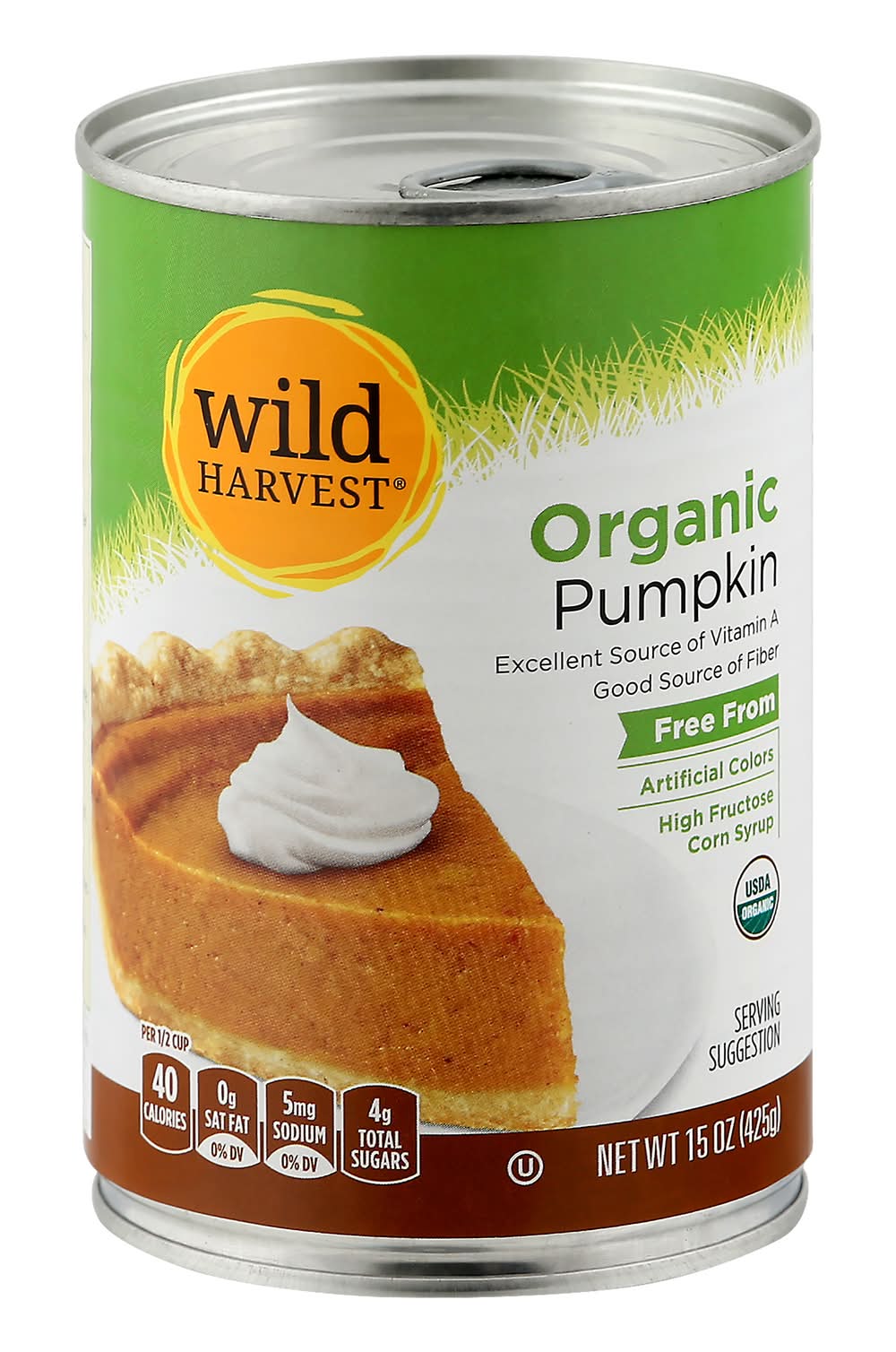 Wild Harvest Organic Pumpkin (15 oz)