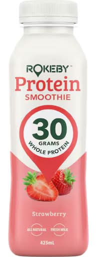 Rokeby Protein Smoothie, Strawberry (425mL)