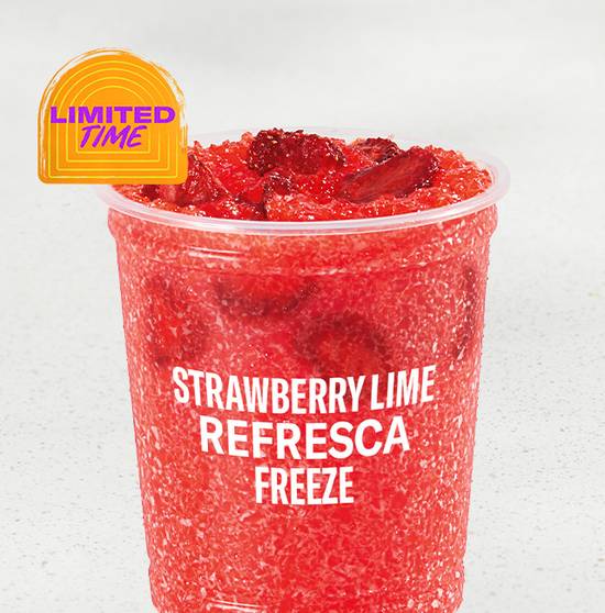 Strawberry Lime Refresca Freeze