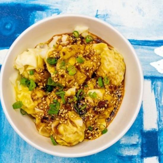 Shrimp Wonton in Chili Oil