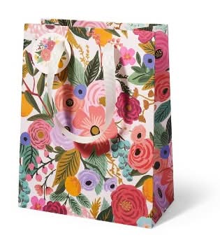 Rifle Paper Co. Garden Party Cub Gift Bag, 10x7.8x4 in