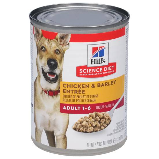 Hill's Science Diet Chicken & Barley Entree Adult 1-6 Dog Food