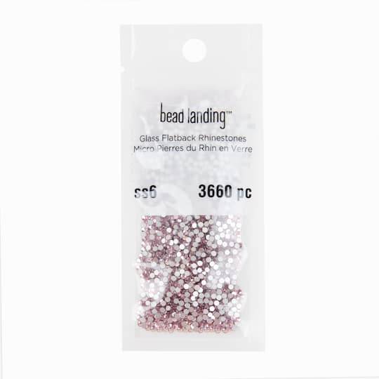 Ss6 Glass Round Flatback Rhinestones By Bead Landing