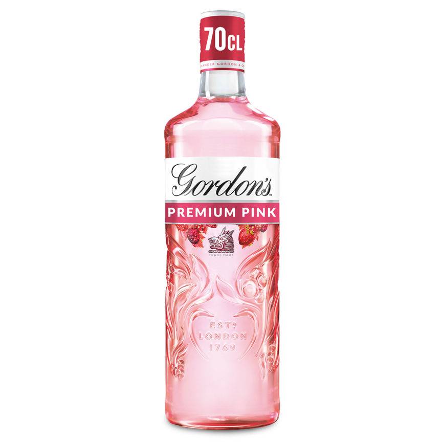 Gordon's Premium Pink Gin Based Flavoured Spirit Drink 35% vol 70cl