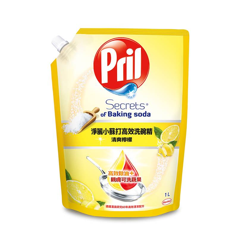 Pril 淨麗小蘇打高效洗碗精補充包-檸檬1000ml <1000ml毫升 x 1 x 1BOTTLE瓶>