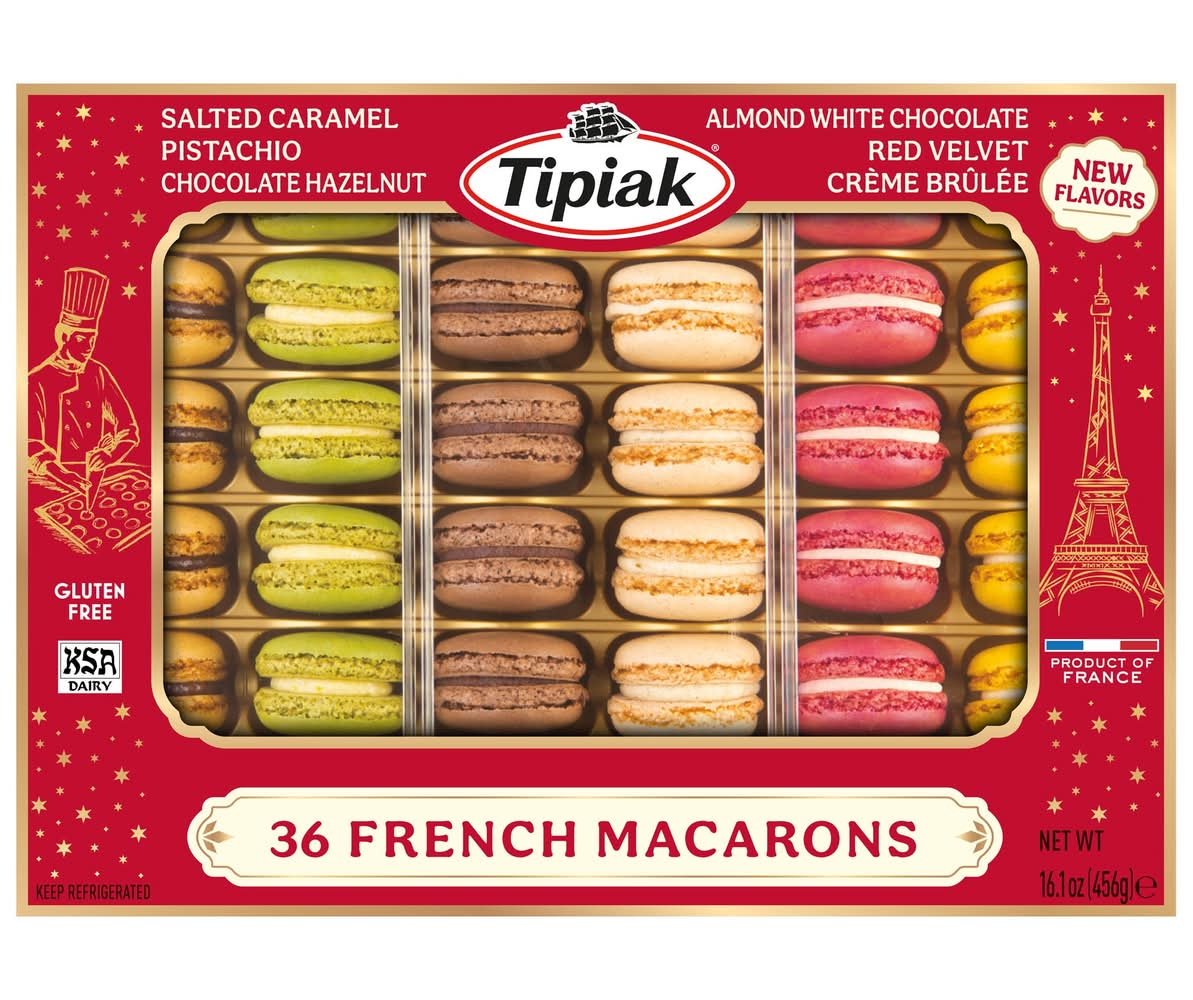 Tipiak French Macarons, Limited Edition, Variety Pack, 14.8 oz, 36-count