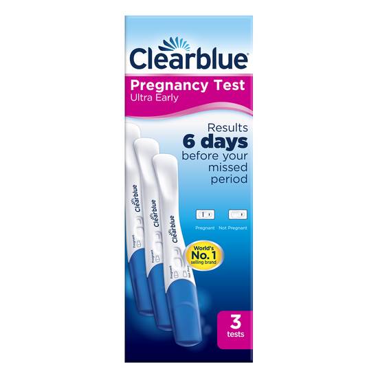 Clearblue Visual Early Detection Pregnancy Test Kit 3 pack