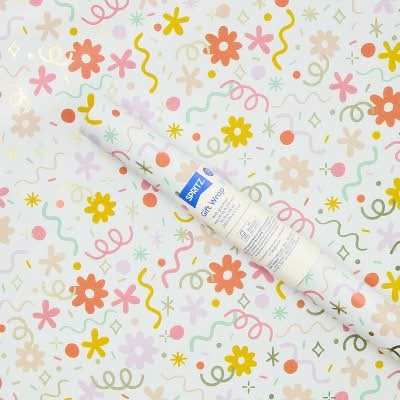 Spritz Confetti Premium Polka Dots Gift Wrap, 30x96 in