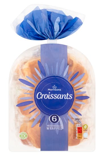 Morrisons Individually Wrapped Croissants (6 pack)