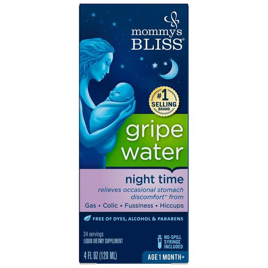 Mommy's Bliss Nighttime Gripe Water, 4 OZ