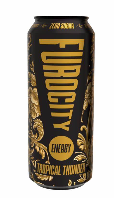 Furocity Tropical Thunder, Zero Sugar Energy Drink (500ml)