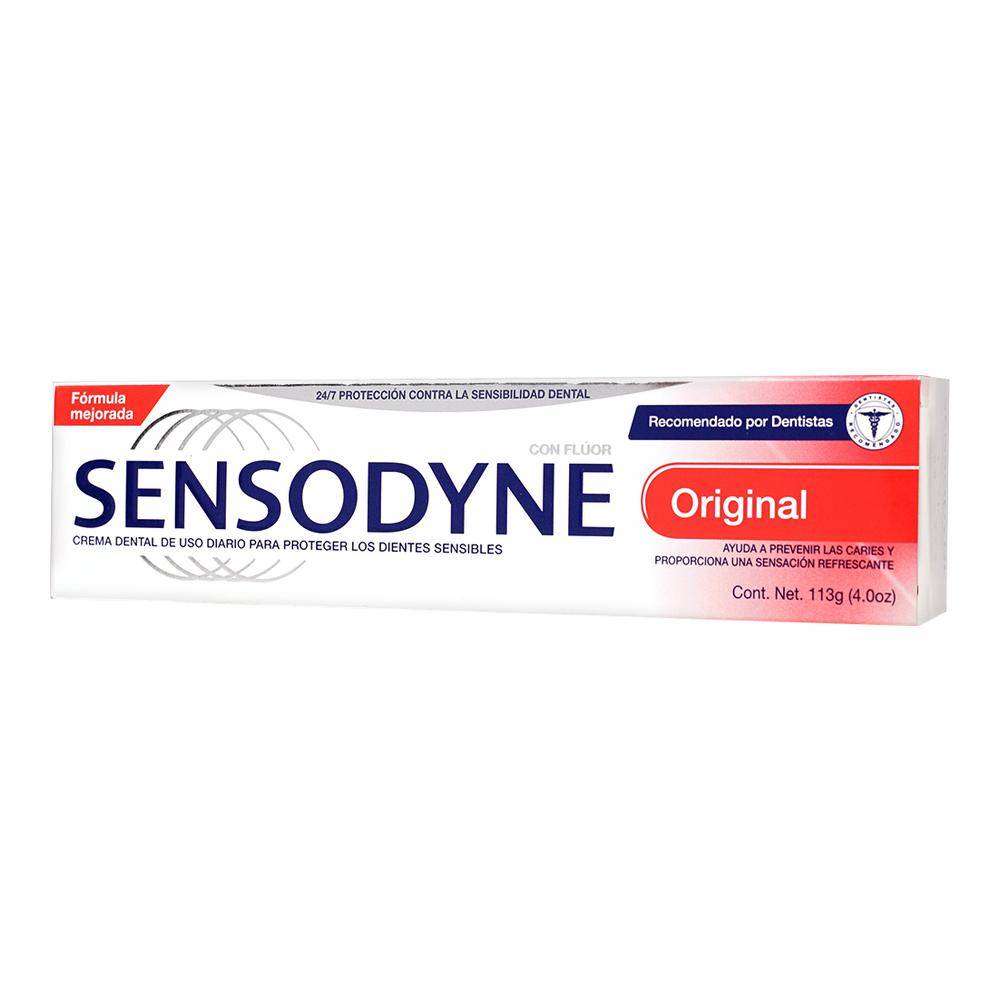 Sensodyne crema dental original (tubo 113 g)