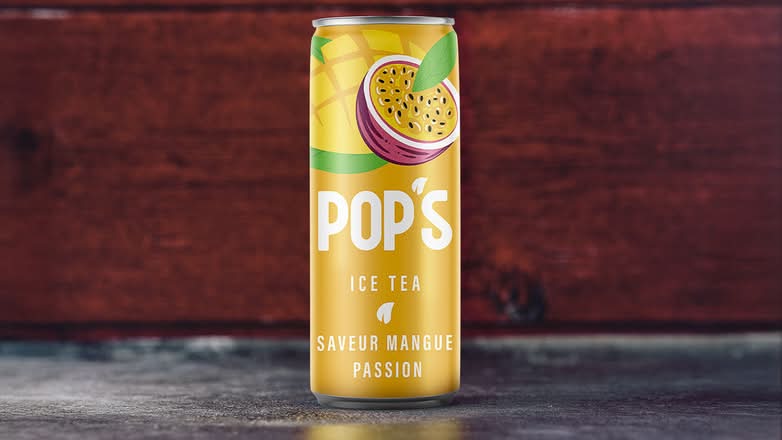 Pop's Ice Tea Mangue Passion 33cl