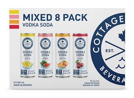 Cottage Vodka Soda Mixed pack (8 x 355 ml)