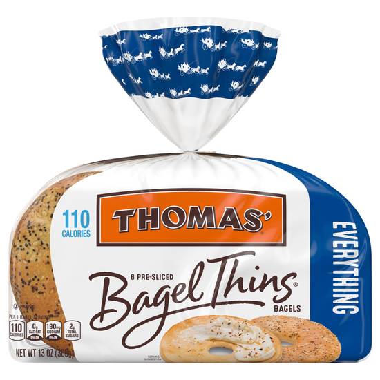 Thomas' Bagel Thins Everything (8 ct)
