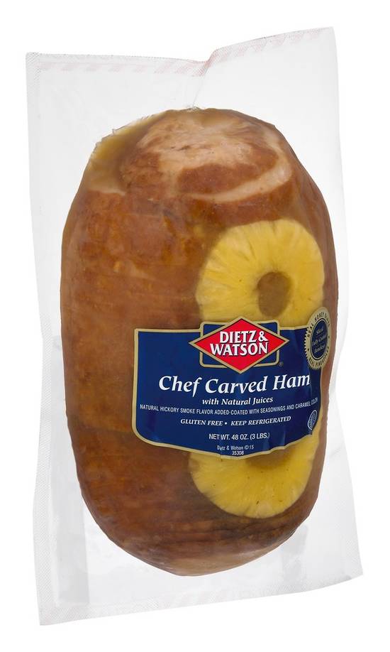 Dietz & Watson Chef Carved Ham With Natural Juices (3 lbs)