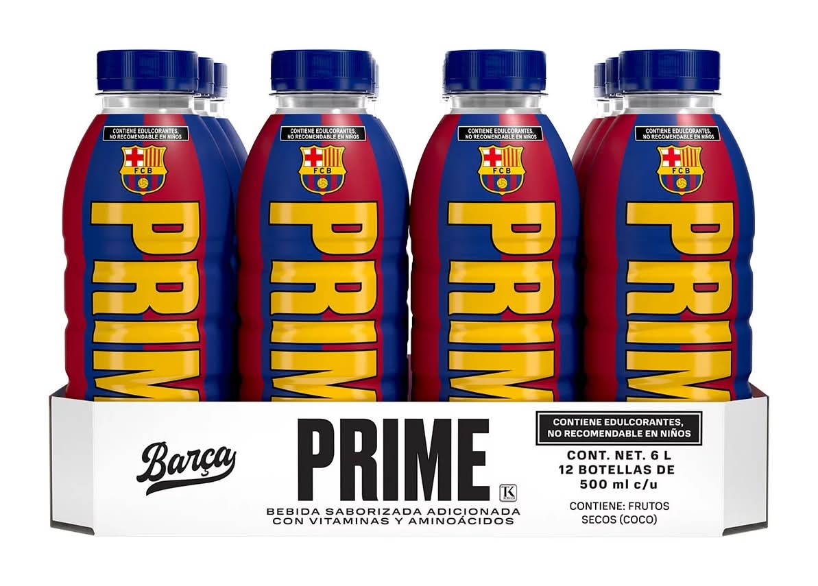 Prime Bebida Hidratante 12 pzas de 500 ml