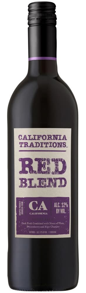 California Traditions Red Blend Wine (750 ml)