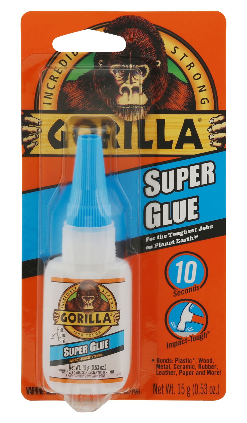 Gorilla Impact-Tough Super Glue (0.53 oz)